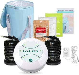 Portable Detox Foot Spa with Collapsible Basin, Ion Foot Cleanse Massager for Home & Travel, Space-Saving Folding Design, Same Premium Quality at 50% Cost