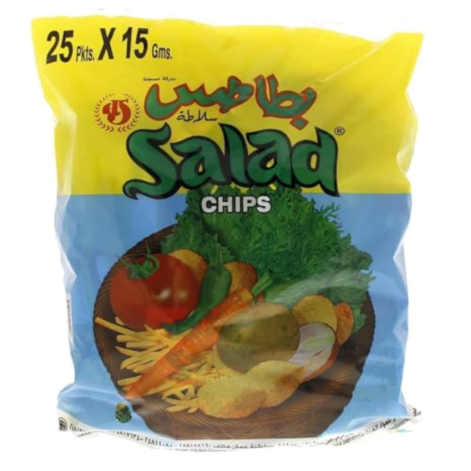 Salad Chips 15g x 25 Pieces