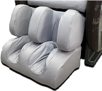 Massage Chair Cover - Full Body Shiatsu Massage Chair Dust Protection Covers, Zero Gravity Recliner Chair Covers Washable Stretch Fabric Universal Massage Chair Slipcovers,Gray,Foot, Grey