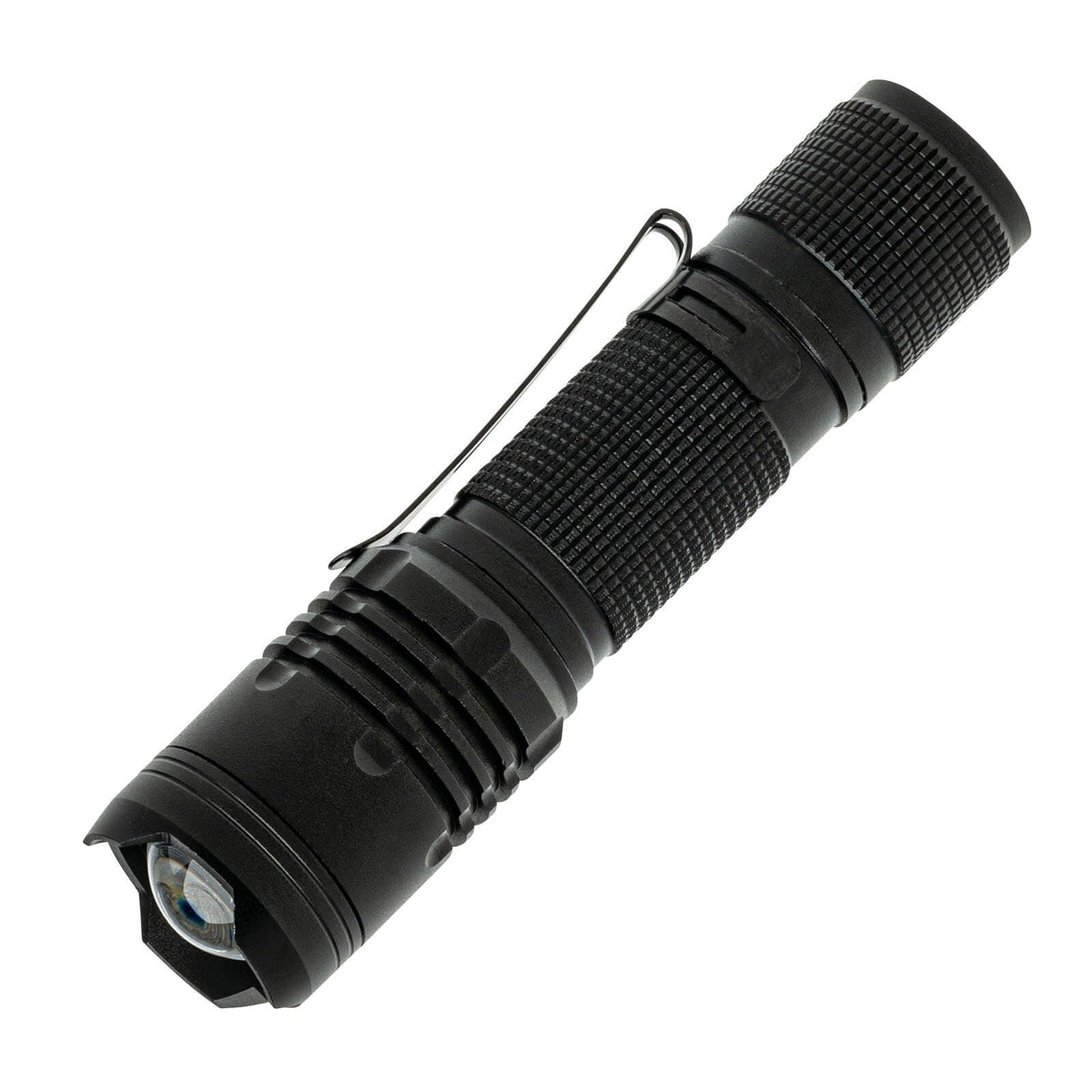 LitezAll400 Lumen Tactical Flashlight, Compact LED Flashlight with Pocket Clip, Aerospace Aluminum Body, IPX2 Weather Resistant, Everyday Carry Flashlight for Outdoor, Work, and Emergency Use