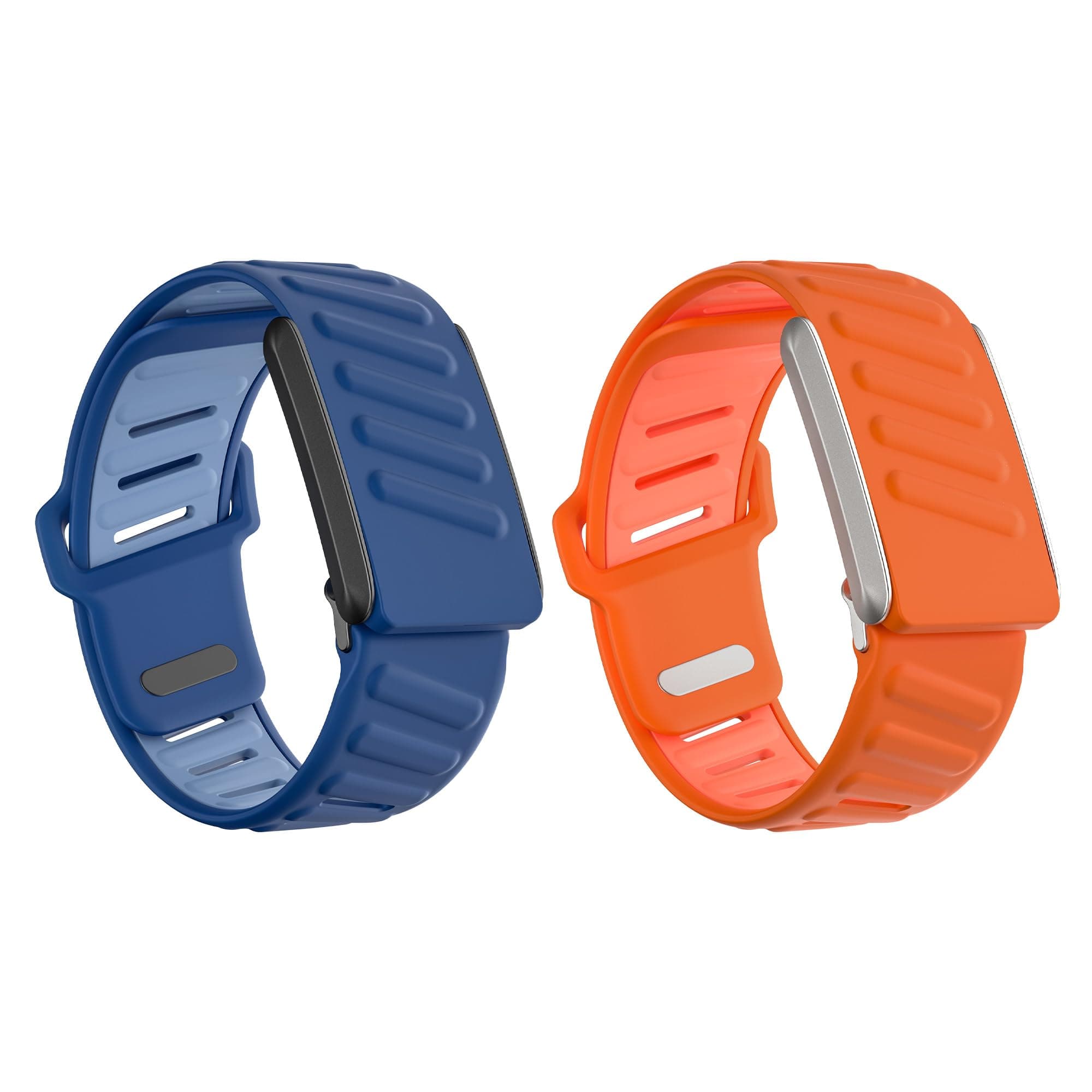 Sport Bicep Bands for Whoop 4.0-2 Pack Adjustable Silicone Breathable Wristbands Replacement Strap Compatible with Whoop 4.0/3.0 Sleep, Wearable Health, Fitness & Activity Tracker