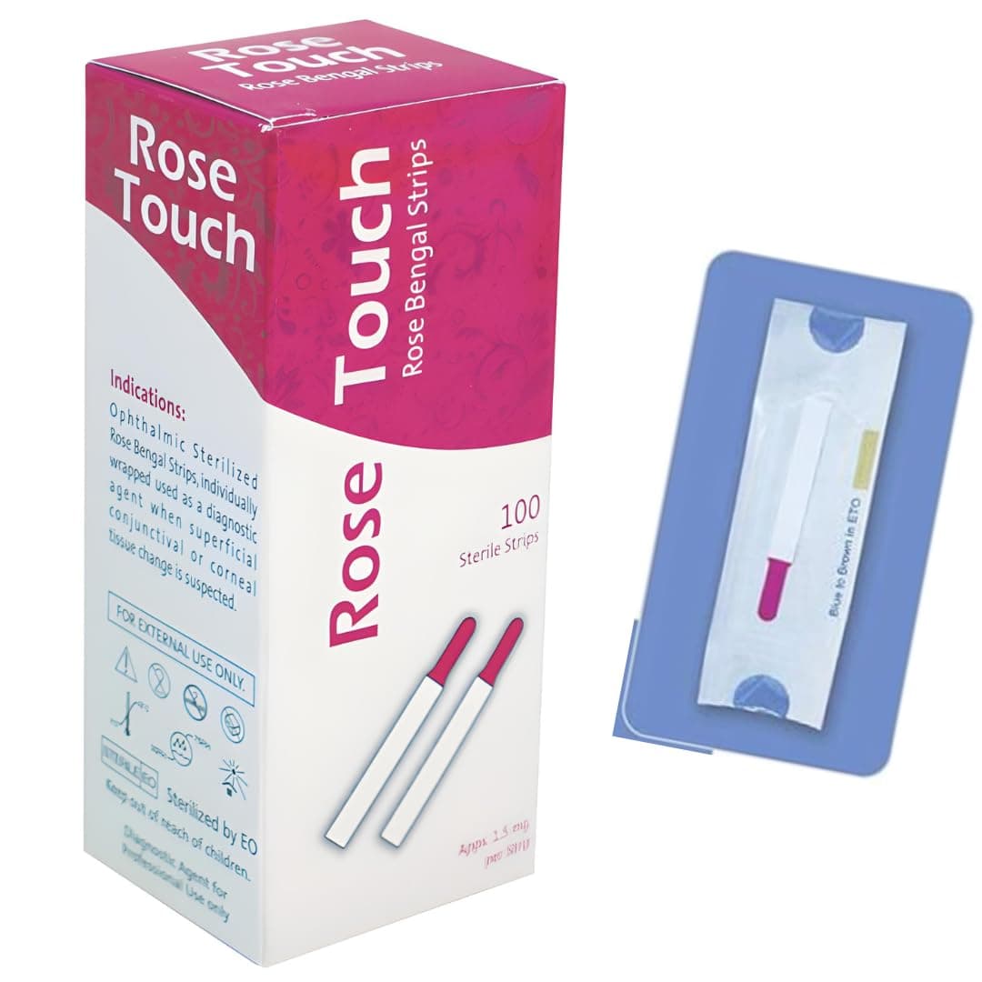 Ophthalmic Rose Touch (Rose Bengal Strips) - 100 by KASHSURG
