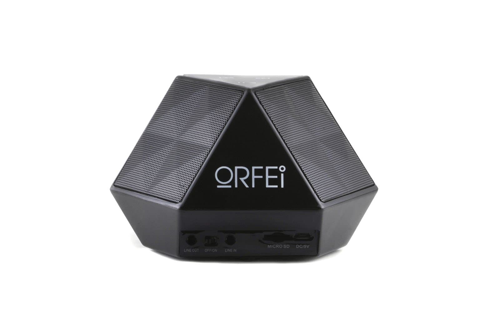 ORFEI Crystal - Portable Wireless Bluetooth Speakers - Long Hours & Surround Sound for iPhone / mp3 / Laptop