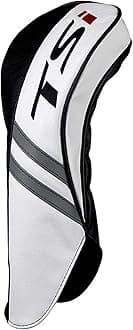 Titleist Golf TSi Driver Headcover Leather Cover - Black White Red