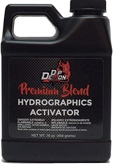 DIP DEMON Hydrographic Film Activator Premium Blend Liquid Hydro Graphic Water Transfer Activator Hydro Dip Dipping 16oz
