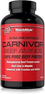 Musclemeds Carnivor Beef Aminos, 300 Tablets