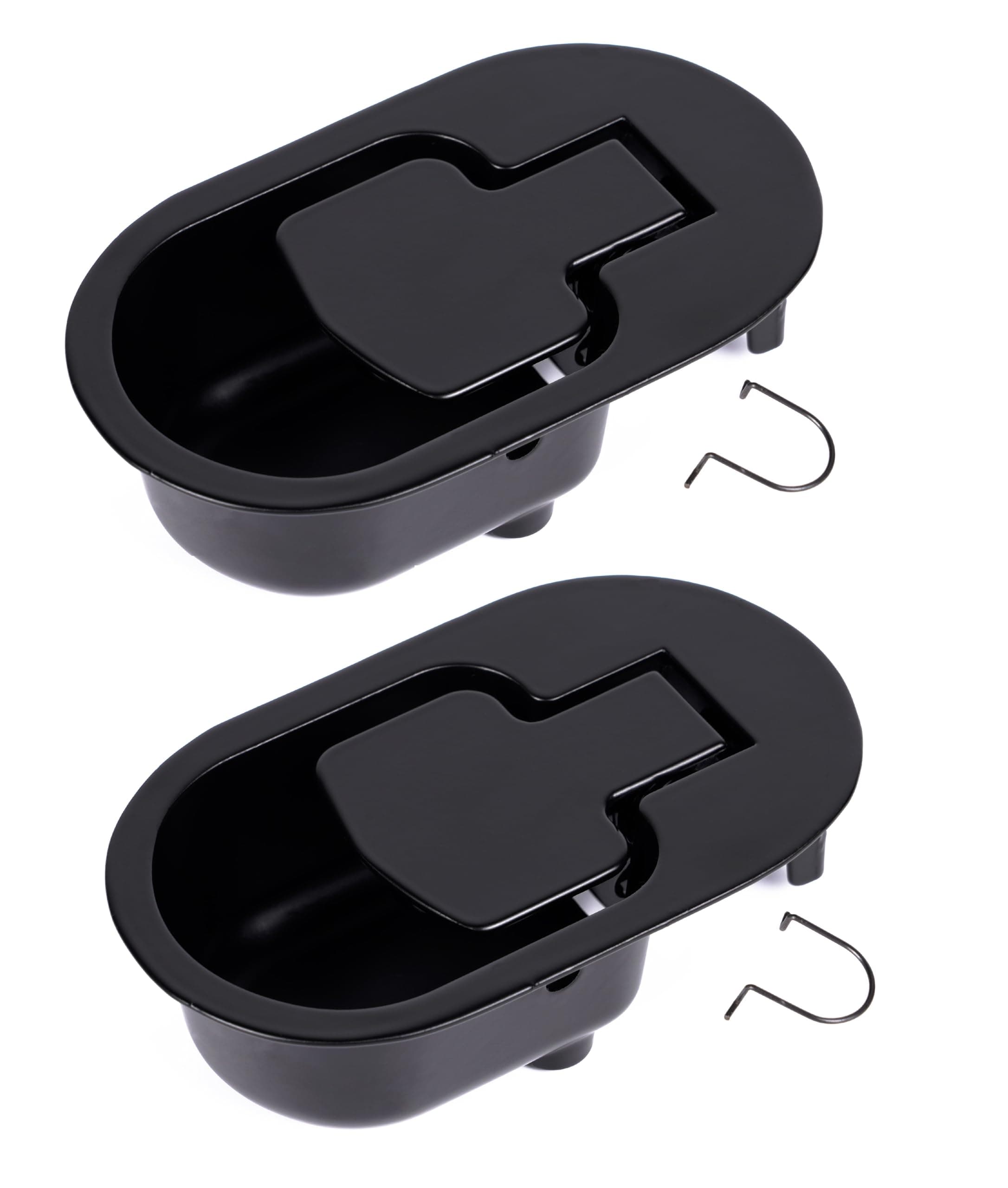 2Pcs Universal Heavy-Duty Metal Pull Recliner Handle, Fits Ashley and Other Manufacturer Brands Chair Release for Sofa or Recliner, Handle Size 2.7" x 4.4"