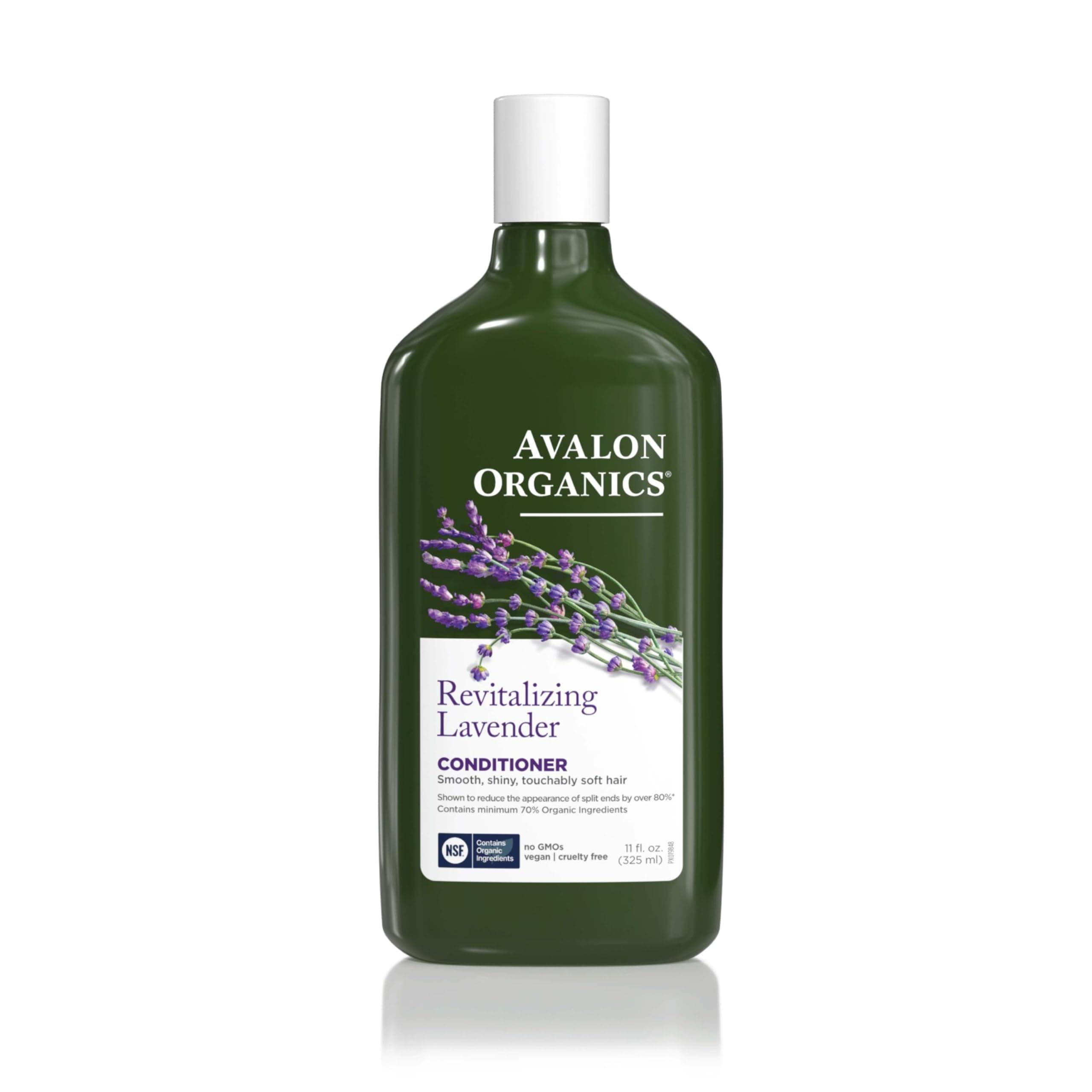 Avalon Organics Revitalizing Lavender Conditioner, For Smooth, Shiny, Touchably Soft Hair For Normal To Dry Hair, 11 Fluid Ounces