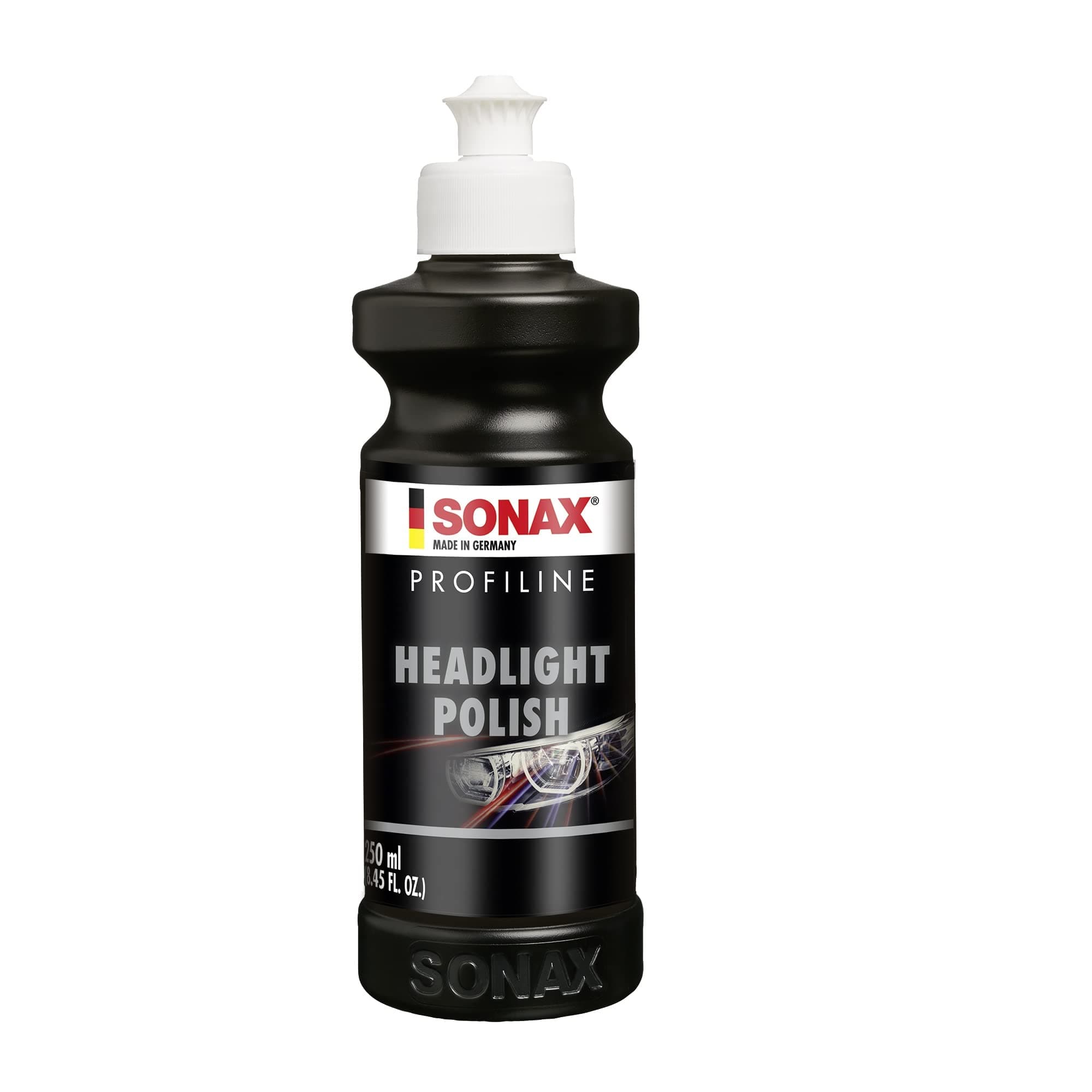 PROFILINE Headlightpolish (250 ml) - Special Paste for Headlights. Removes Yellowing and Matt Spots. Increases Driving Safety. Improves Vehicle’s Overall Look | Item No.02761410