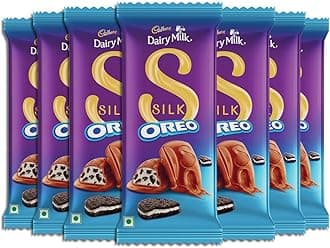 Cadbury Dairy Milk Silk Oreo Bars Chocolate Bars, 58.5 g (pack of 7)