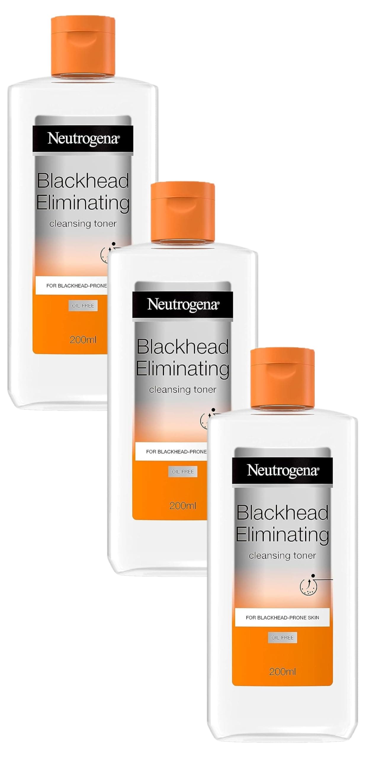 Neutrogena Blackhead Eliminating Cleansing Toner (Pack of 3)