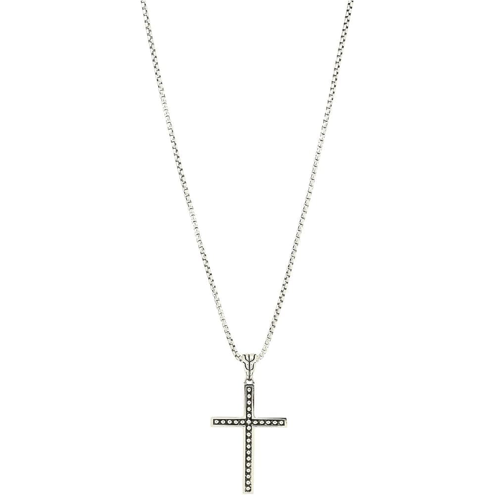 Chain Jawan Cross Pendant Necklace