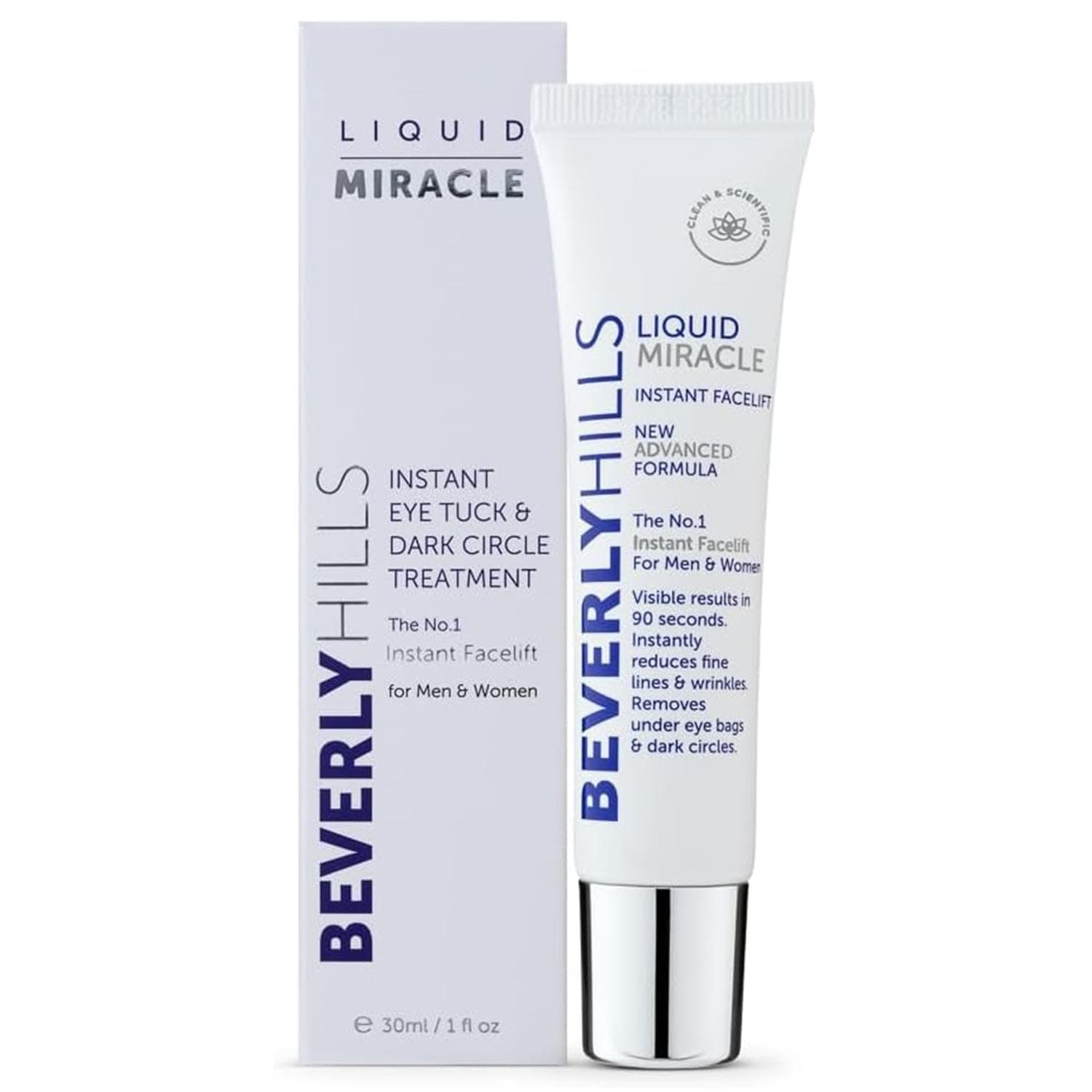 Instant Facelift - Reduce Fine Lines and Remove Puffiness in 90 Seconds Rapid Reduction of Wrinkles, Instant Lift Eye Serum 30ml / 1oz