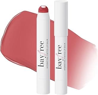 bayfree Tinted Lip Balm Plumper, Glossy, Pump Lips, Lightweight, Moisturize & Tint with Jojoba Seed Oil, Vegan Lipbalm Lip Care, Tang Peony