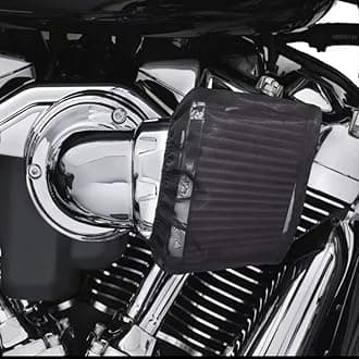 Air Filter Waterproof Rain Socker Protective Cover Fit For Harley Touring Flhr Flhx Dyna Softail Road King Heavy Breather Air Cleaner (117)