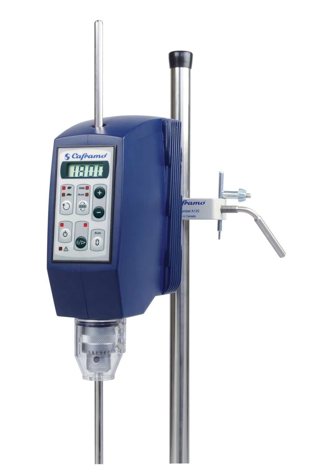 CaframoLIMITED BDC1850 Model BDC1850 Ultra Torque Overhead Stirrer, Speed Range 12-1800 RPM, Digital, Mixes Tars, Gravel, Polymers, Adhesives