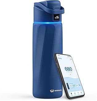 BOOST Smart Water Bottle that Reminds You to Drink, 24oz BPA-Free Stainless Steel Vacuum Insulated, Wide Mouth Water Tracker Bottle with APP for School, Gym, Office, Ideal for Mother's Day