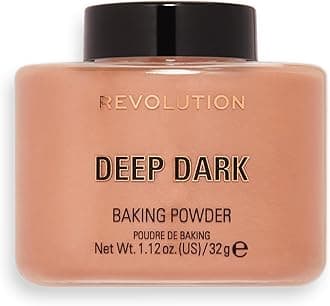 Loose Baking Powder, Prolongs Makeup Wear, Setting Deep Dark, For Dark Skin tones, 32g