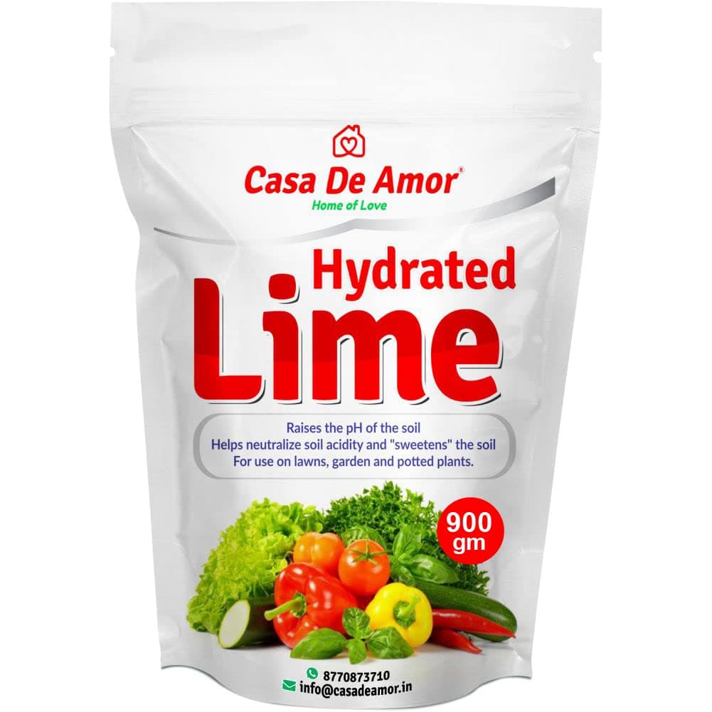 Hydrated Lime for Gardening and Essential Soil Amendment (900 gm)