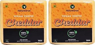 NatureOnus- Vegan Cheddar Cheese- 250Gms Pack Of 2 [100% Natural]