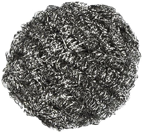 Winco Stainless Steel Scouring Sponge, 105gm