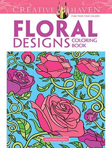 Dover Publications Floral Designs (Creative Haven Coloring Books)