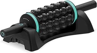 RPM Rotary Percussion Massager - Whole Body Therapy, Muscle Recovery & Deep Tissue - Rechargeable, Hands Free, 5 Speed, Reversible Rotation