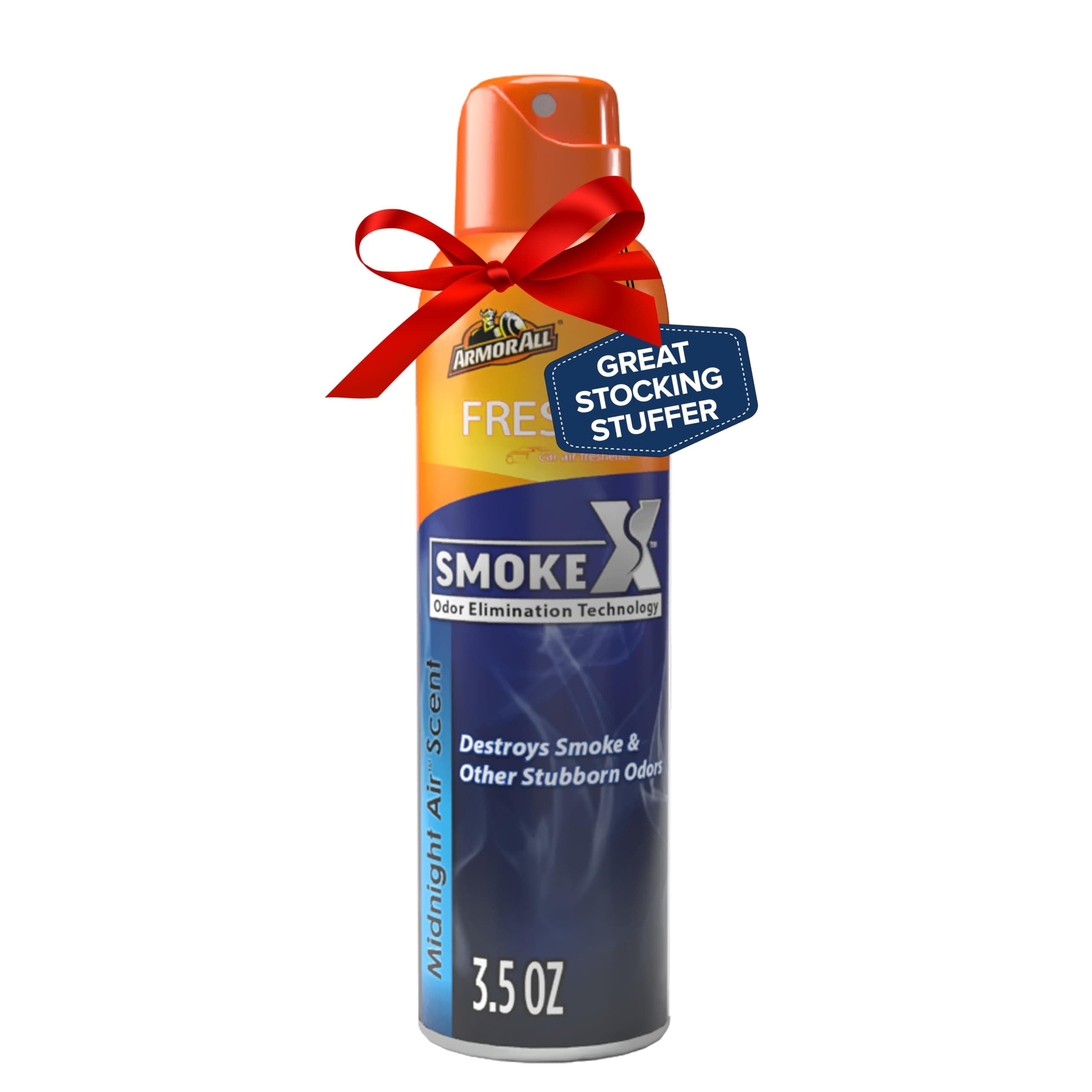 Fresh FX Smoke X Car Odor Eliminator Spray, Car Air Freshener Spray, Midnight Air Scent, 3.5 Oz