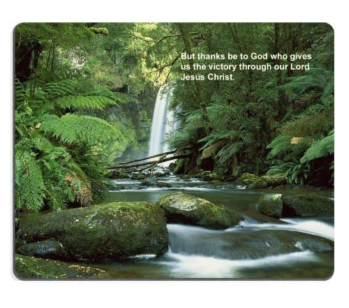 General christian wallpaper nature rocks streams Mouse Pads