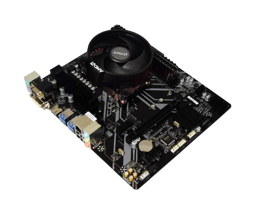 ADMI CPU Motherboard Bundle: AMD Ryzen 5 3400G 4.2GHz with Radeon Vega 11 Graphics, Gigabyte B450M-S2H Motherboard, Corsair Vengeance LPX 8GB 3000Mhz DDR4 RAM