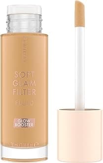 Catrice Soft Glam Filter Fluid, Base, No. 040, Nude, Nourishing, Natural, Shiny, Radiant, Vegan, Oil-Free, Perfume Free, Alcohol-Free, Pack of 1 (30 ml)
