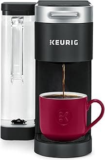K-Supreme Single Serve K-Cup Pod Coffee Maker, MultiStream Technology, 4 Brew Sizes, 66oz Dual-Position Removable Reservoir, Black