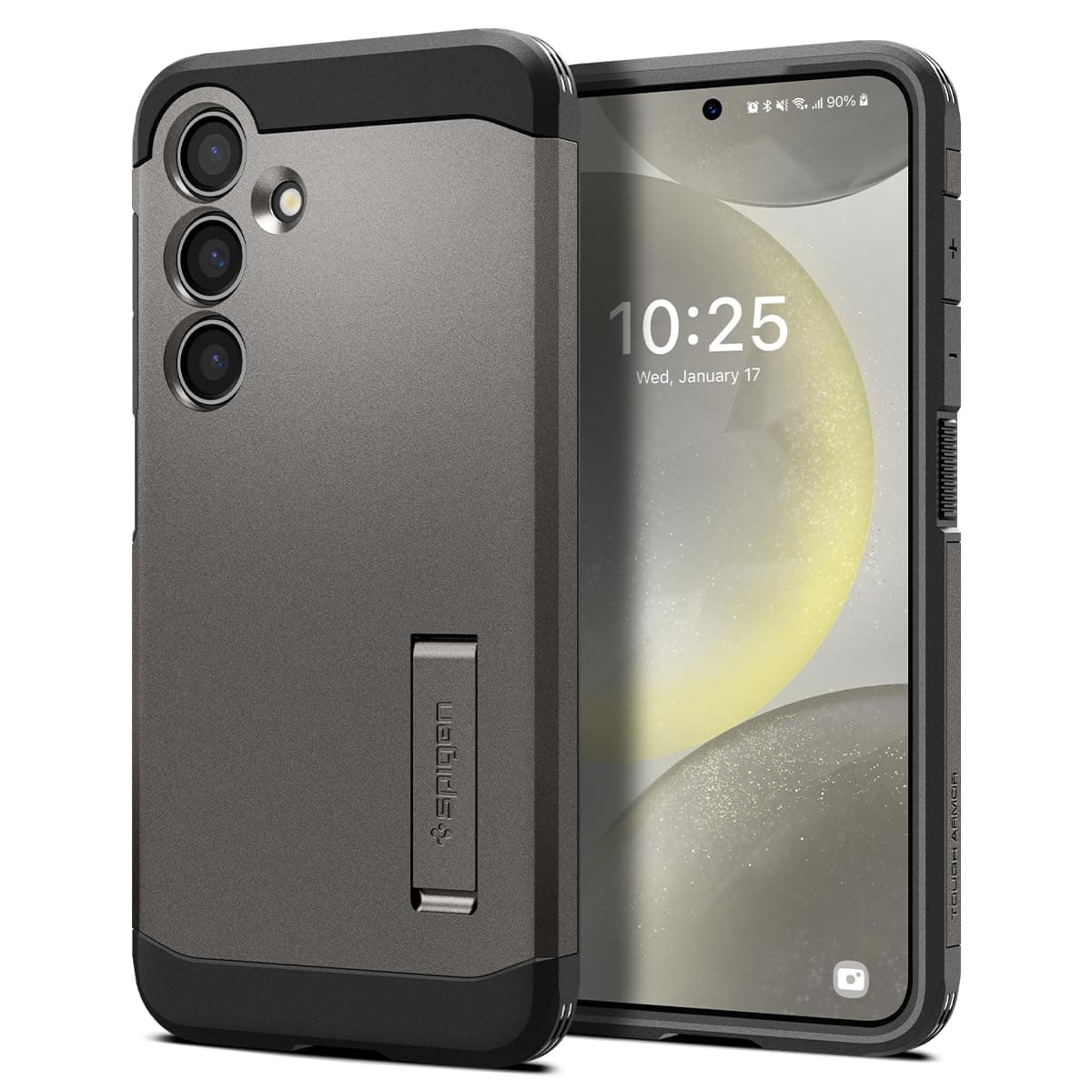 Tough Armor Case Compatible with Samsung Galaxy S24 - Gunmetal