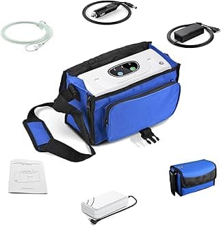 Oxygen Generator 3L Portable Oxygen Concentrator for Travel Use 33% Oxygen Machine for Home/Car Use with Complete Accessories