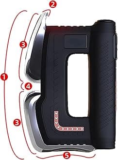 JHYLJSH Muscle Relaxation Electric Fascia Knife Multifunctional Massage Tool, Muscle Scraper Tool, Heated Scraper Massage Tool Applicable to The Whole Body