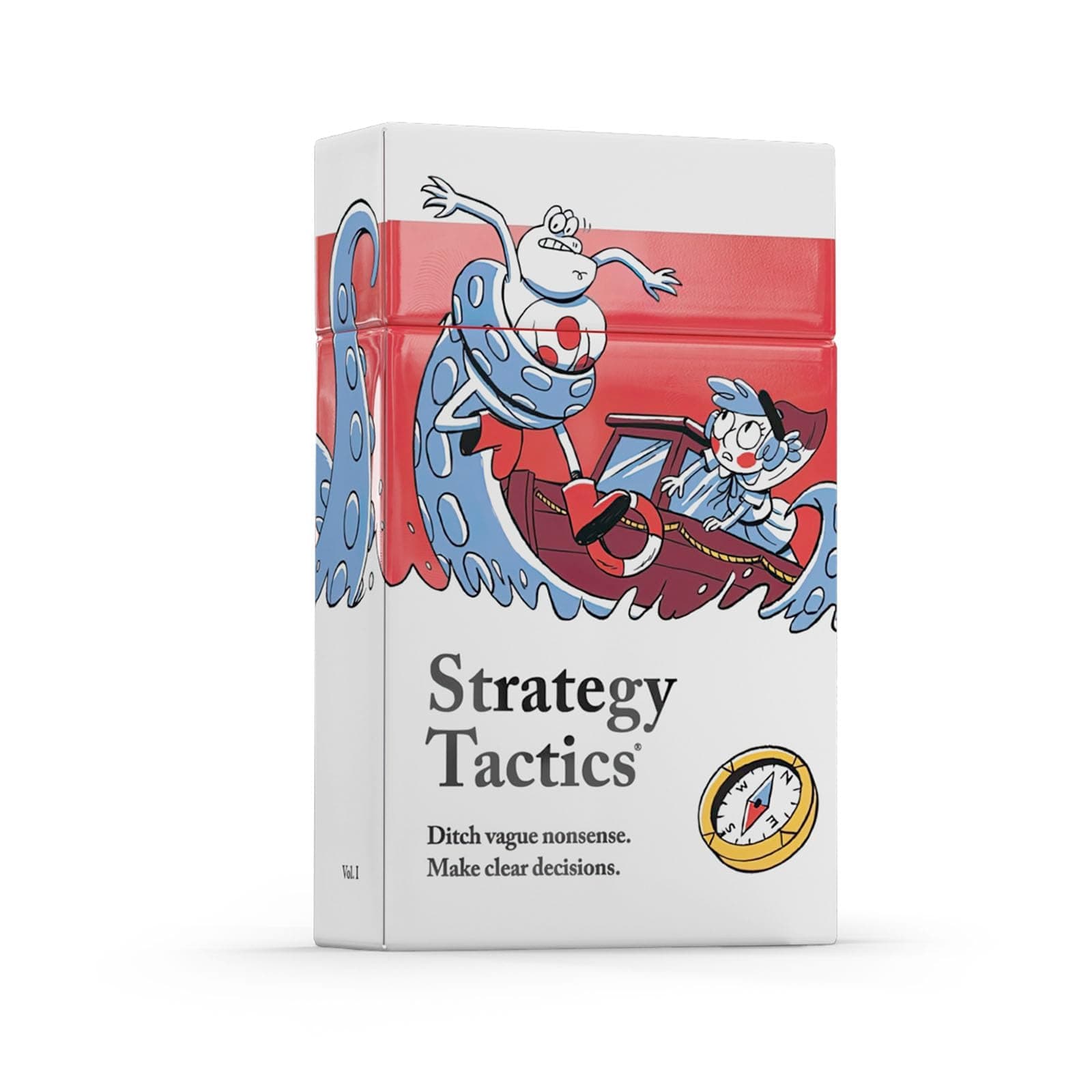 Pip Decks Strategy Tactics Card Deck, Business Tool to Improve Your Strategic Planning, Business Strategy and Business Management, 54 Cards in a Case