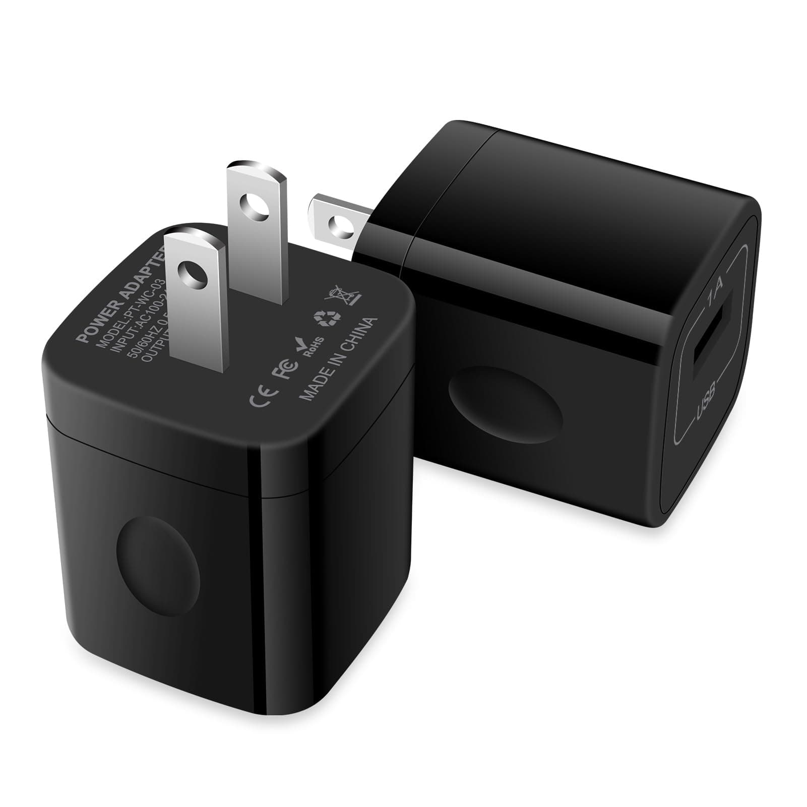 USB Charger Block-Black