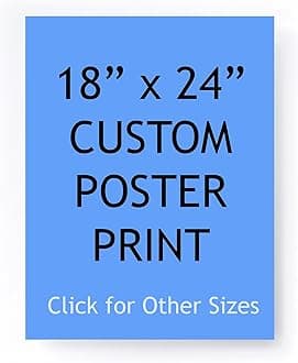 - Pera Print - Custom Poster Print - Upload Your Image/Photo - Personalized Photo Prints, Create Your Own Poster - Print Any Photos, Images - 18 x 24 inches