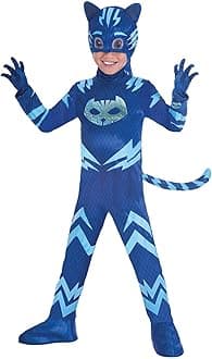 Amscan Child Boys Official PJ Masks Licensed Deluxe Catboy Jumpsuit Fancy Dress Costume