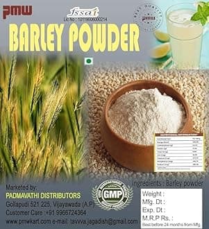 Barley Powder - Jar Pack - Whole Hulled Powder - Jav - Hordeum Vulgare - 300 Grams