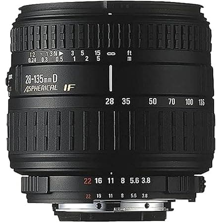 Sigma 28-135mm f/3.8-5.6 Aspherical IF Macro Lens for Nikon SLR Cameras