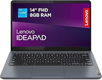 Lenovo IdeaPad Slim 3 Chromebook Plus | 14 Inch Full HD Laptop | Intel Core i3-N305 | 8GB RAM | 256GB eMMC| Chrome OS | Storm Grey