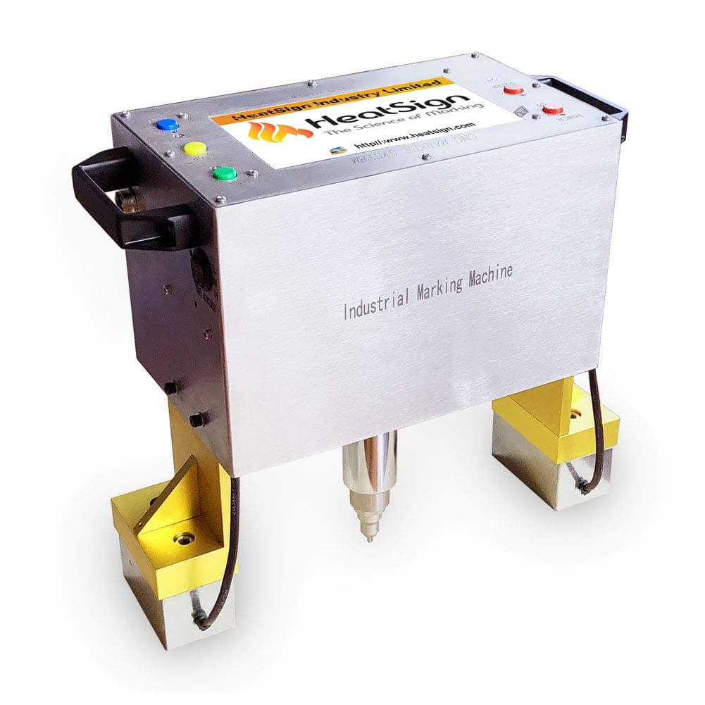 HeatSign Engraving Marking Machine – HS-PE01 Portable Handheld Steel Dot Peen Pin Metal Engraving Machine for Chassis Deep Code Marking