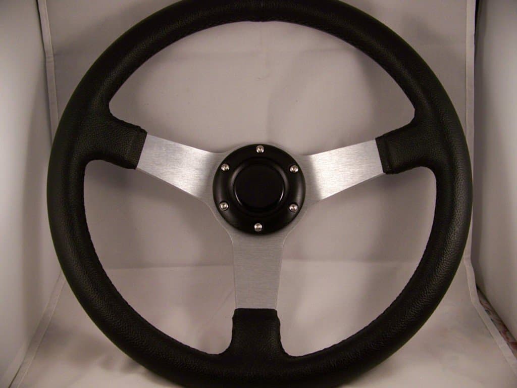 MPH 020 3" Deep Dish Steering Wheel 13" Aluminum 3 Spoke