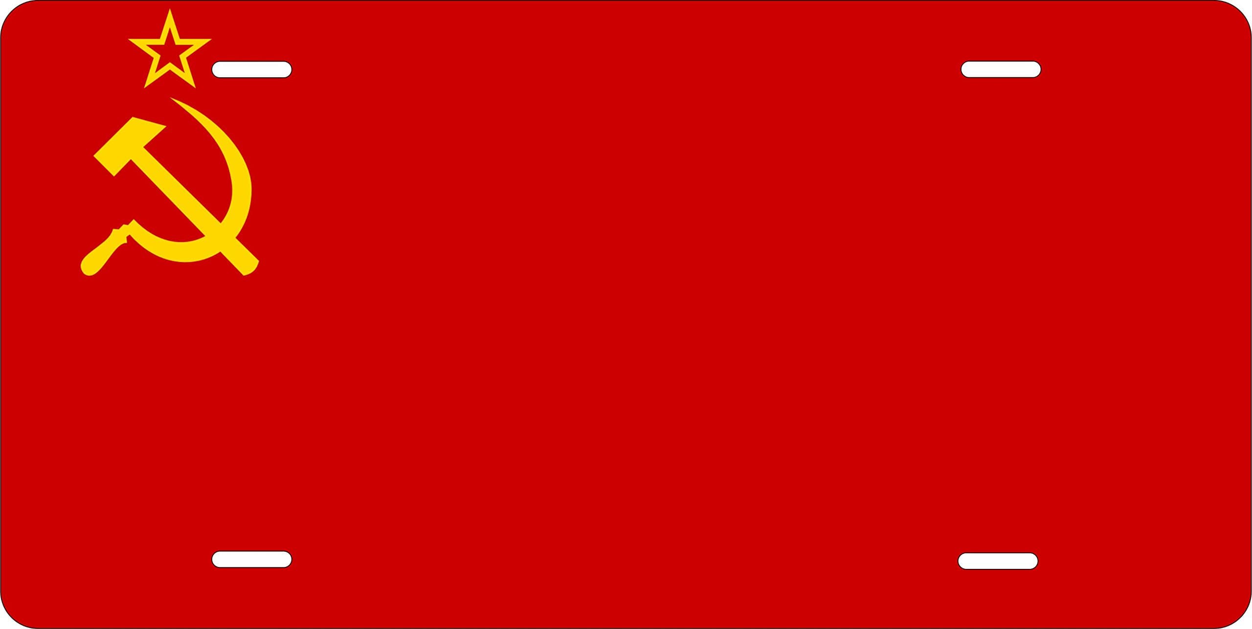 USSR Soviet Union Novelty Custom Personalized Tag Vehicle Car Moped Bike Bicycle Motorcycle Auto License Plate