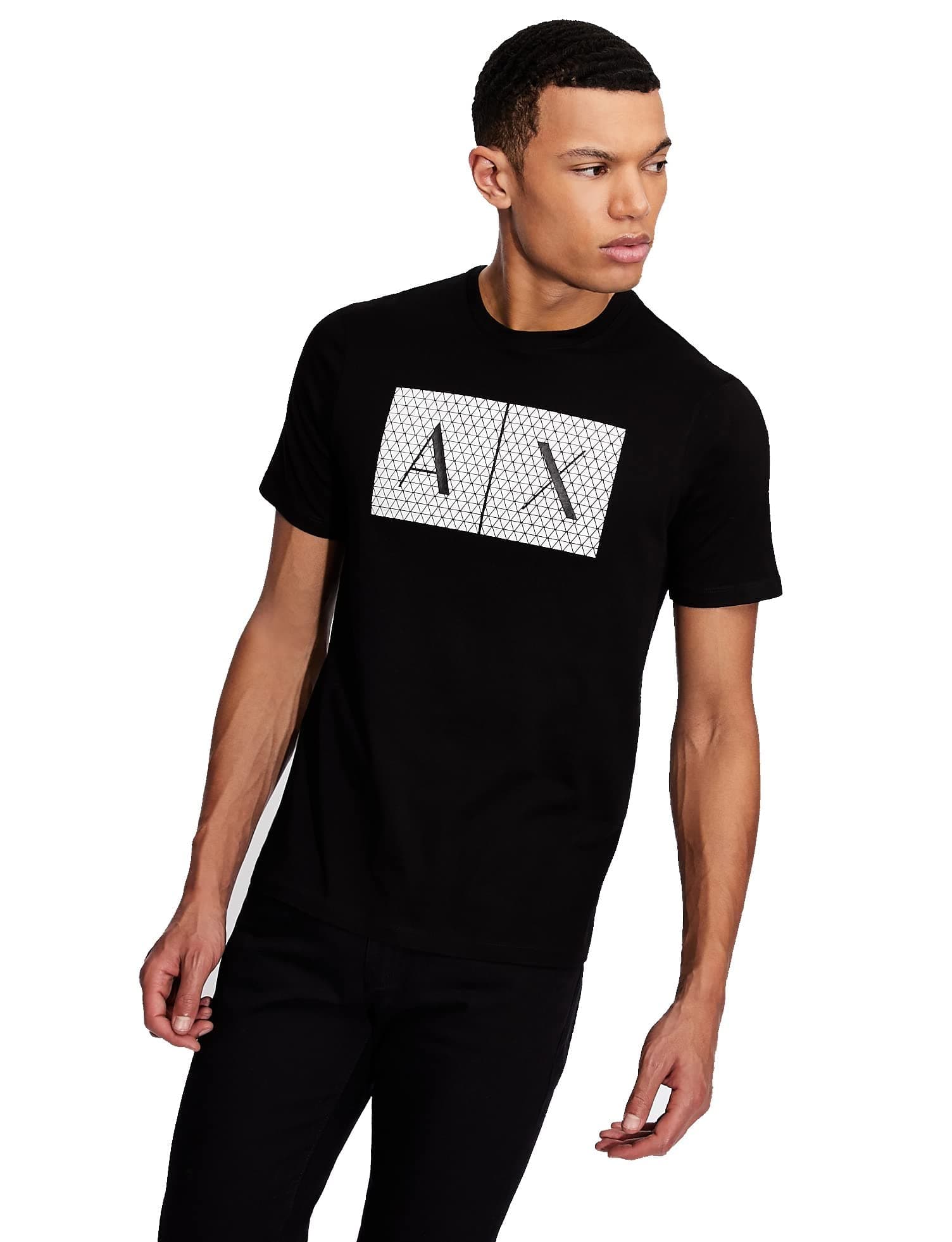 Men's Triangulation Crew Neck T-Shirt