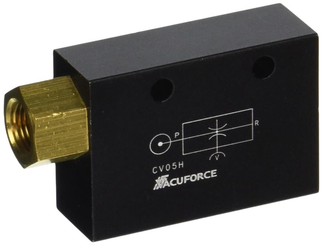 Vacuforce CV05H CV Vacuum Venturi Generator, 0.5 mm Nozzle, 26.5" Hg