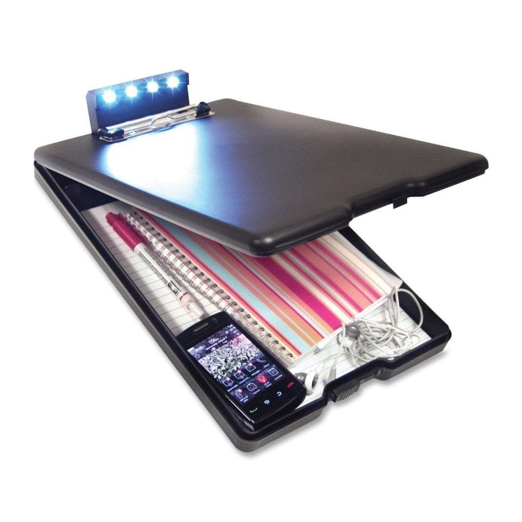 Lite N Write Illuminated Storage Clipboards-Use For Shipping-Business-Accounting-Inventory-Receipt-Expense