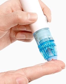 Painless Vacuum Lancing Device, FSA/HSA Eligible, Lancets Device for Blood Sugar, Glucose Test