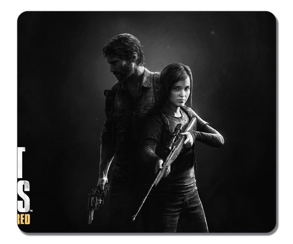 Mouse pads,(Black)12 X 10 X 0.12in.Non-Slip Rubber Mouse Pad[Natural rubber,Durable heat-resistant Precision Fabric]Rectangular Gaming Mouse Pad-Cool Last Of Us Remastered